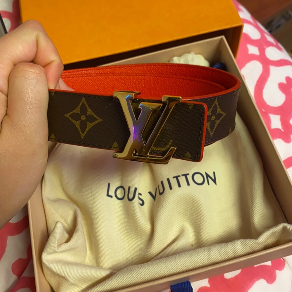 LV INITIALES 30MM REVERSIBLE BELT